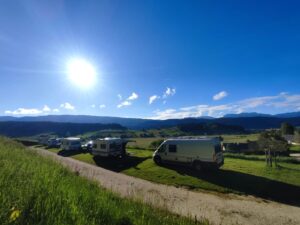 Vanlife Vercors camping familial